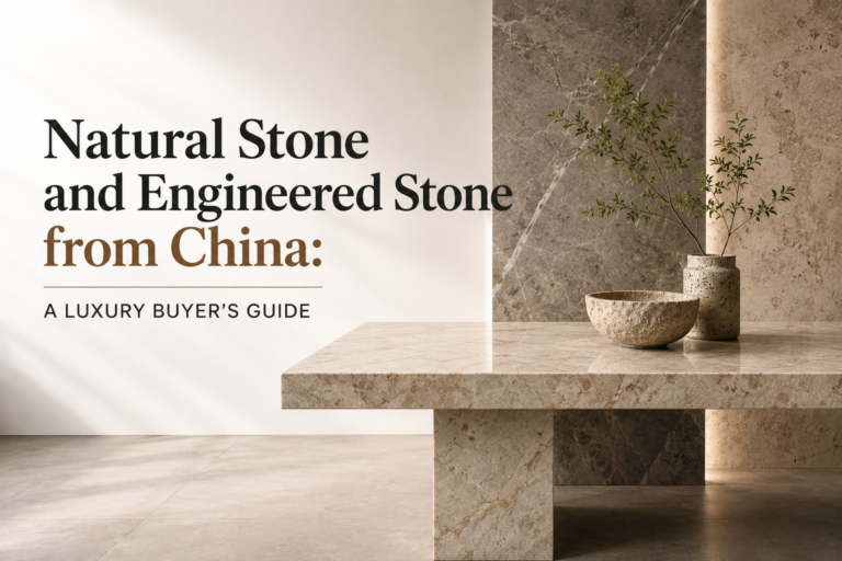 Natural Stone and Engineered Stone from China: A Luxury Buyer's Guide Natural Stone and Engineered Stone from China